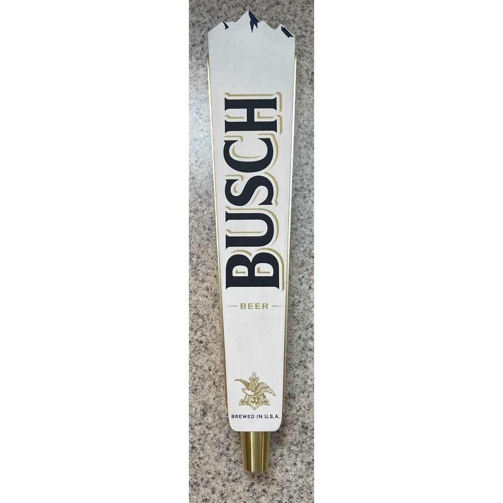 BUSCH BEER Tall Beer TALL TAP HANDLE - 11.5" Inches Long - BRAND NEW IN BOX
